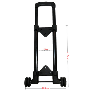 black iron tube with center bracket trolley handle