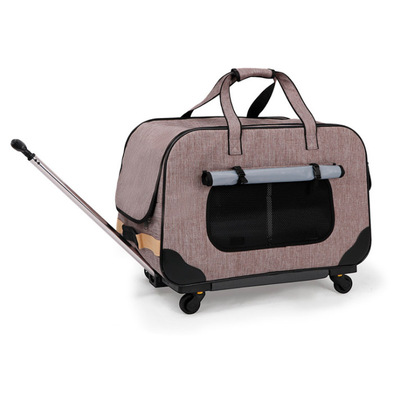 4 wheel pet cart with bag